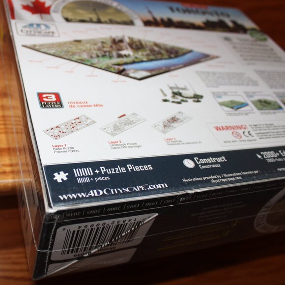 3/$77❤️new THE CITY OF TORONTO History Over Time 1000+ pcs puzzle 4D Cityscape - Picture 4 of 6
